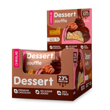 Cookie DESSERT глазированное с начинкой и суфле 55 г - пекан-карамель (Bombbar)