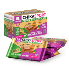 Шоколад Chika Sport 100 г - фундучная паста-хрустящее тесто (Bombbar)